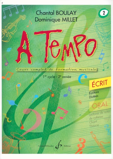 A tempo : écrit. Volume 2 Visuell